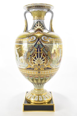 Lot 1202 - MINTON; a Bicentenary 1793-1993 twin handled...