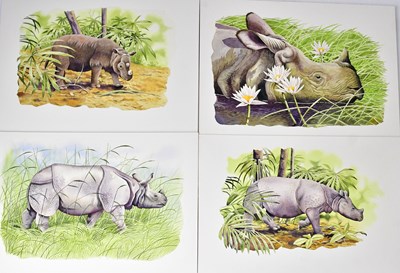 Lot 854 - ANTHONY SMITH (British, contemporary); four...