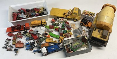 Lot 169 - A large amount of diecast and tin toys, to...
