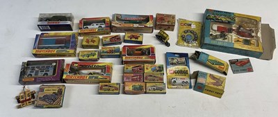 Lot 176 - A collection of boxed Matchbox and Corgi toys,...