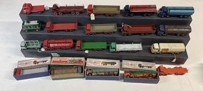 Lot 157 - DINKY; toys, to include fourteen Foden trucks,...
