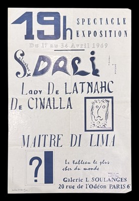 Lot 196 - SALVADOR DALI (1904-1989); a lithographic...