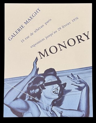 Lot 197 - JACQUES MONORY (1924-2018); a lithographic...