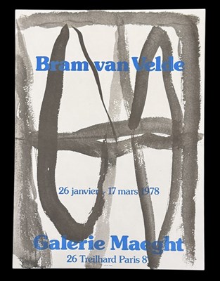 Lot 201 - BRAM VAN VELDE (1895-1981); a lithographic...