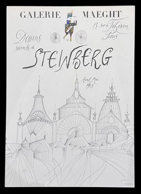 Lot 205 - SAUL STEINBERG (1914-1999); a lithographic...