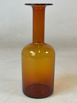 Lot 431 - OTTO BRAUER FOR HOLMEGAARD; a 'Gulvase' in the...