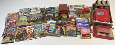 Lot 186 - A quantity of Airfix and Triang slot car items,...