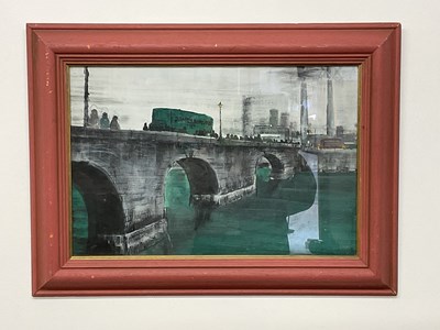 Lot 516 - UNATTRIBUTED: mid 20th century gouache on...