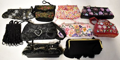 Lot 828 - A collection of ten modern beaded handbags (10).