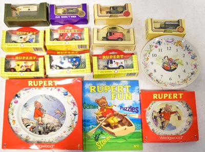 Lot 679 - RUPERT BEAR; a group of collectible items, to...