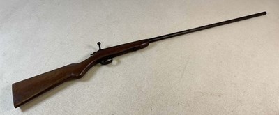 Lot 101 - A small bore single shot bolt action rifle,...
