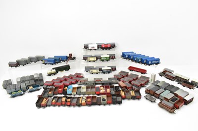 Lot 442 - A large quantity of Hornby OO railway wagons,...
