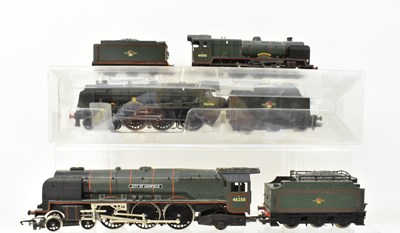 Lot 397 - HORNBY; three OO locomotives and tenders...