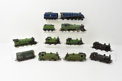 Lot 439 - Ten OO gauge locomotives, two with tenders,...