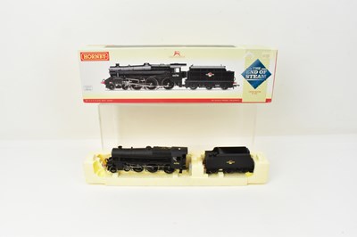 Lot 372 - HORNBY; a boxed OO gauge locomotive and tender,...