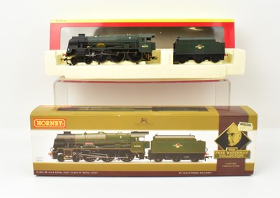 Lot 373 - HORNBY; a boxed OO gauge locomotive and tender,...