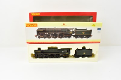 Lot 357 - HORNBY; a boxed OO gauge locomotive and tender,...
