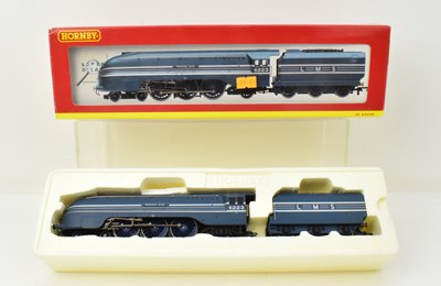 Lot 371 - HORNBY; a boxed OO gauge locomotive and tender,...