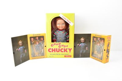 Lot 654 - CHUCKY; three boxed collectors' items...