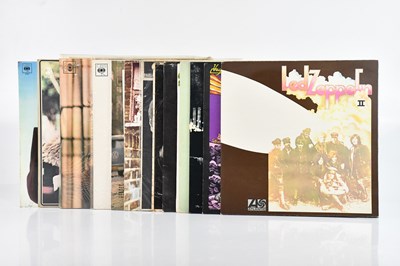 Lot 2055A - ROCK; fourteen albums to include Led Zeppelin -...