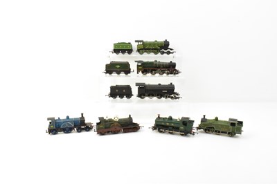Lot 443 - Seven OO gauge steam locomotives comprising...