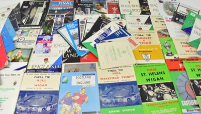 Lot 1027 - Various rugby league match programmes from the...