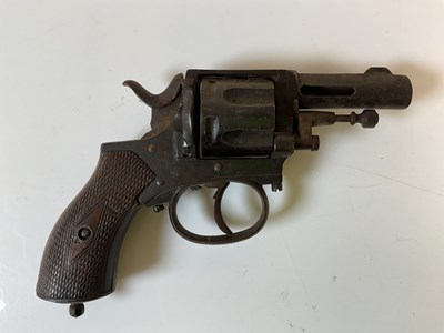 Lot 130 - A deactivated large bore revolver, with the...