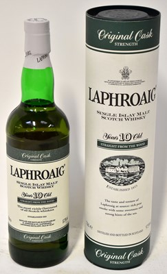 Lot 319 - A boxed bottle of Laphroaig Original Cask...