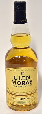 Lot 256 - A bottle of Glen Moray single malt Scotch...