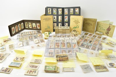 Lot 1037 - Five vintage cigarette card albums of various...