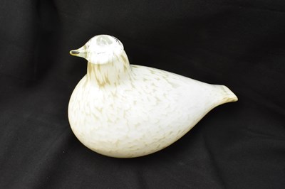 Lot 353 - IITTALA, FINLAND; an art glass bird designed...