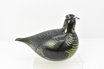 Lot 354 - IITTALA, FINLAND; an art glass bird designed...