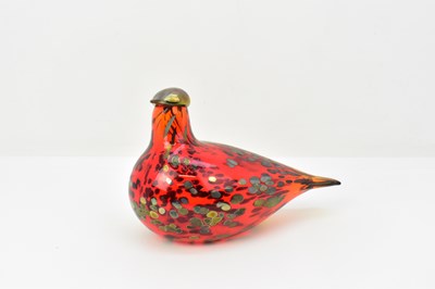 Lot 356 - IITTALA, FINLAND; an art glass bird designed...