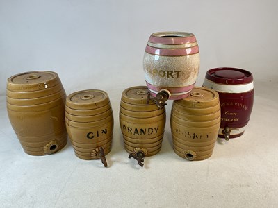 Lot 31 - A quantity of ceramic and stoneware barrels,...