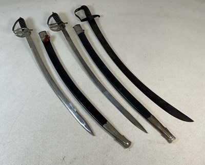 Lot 146 - A Cavalry officer's sword, blade length 81cm,...