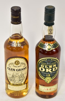Lot 277 - A bottle of Glen Grant pure malt ten-year-old...