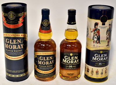 Lot 272 - Two boxed bottles of Glen Moray Speyside...