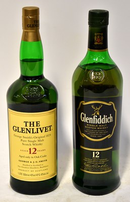 Lot 275 - A bottle of The Glenlivet pure single malt...