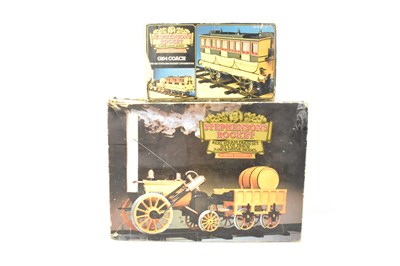 Lot 401 - HORNBY; a boxed Stephensons Rocket Real Steam...
