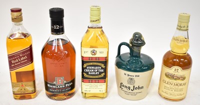 Lot 276 - Five bottles of Scotch whisky, comprising Long...