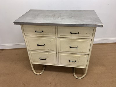 Lot 886 - DEAN BROTHERS OF NOTTINGHAM; a painted metal...