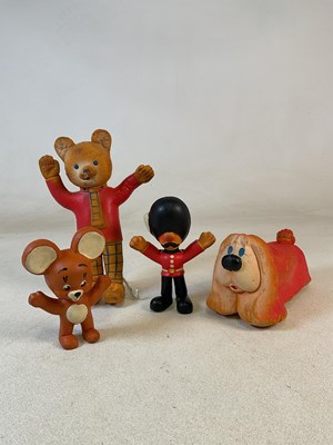 Lot 72 - Four 1960s bendy TV characters, comprising...