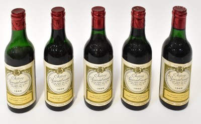 Lot 228 - Five half-bottles of Château Rawzan Gassies...