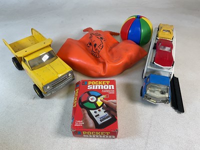 Lot 185 - TONKA; two Tonka toys from the 1980s, together...