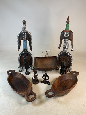 Lot 294 - A group of tribal and ethnic art, to include...