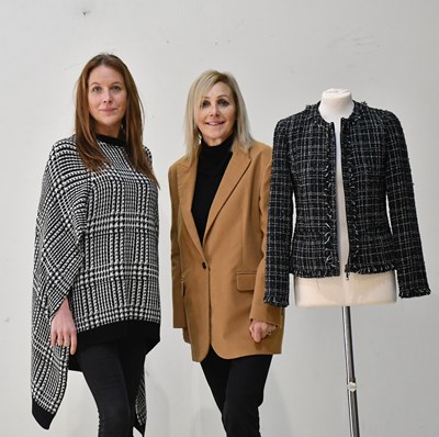 Lot 371 - MAJE; a tan cotton mix fully lined...