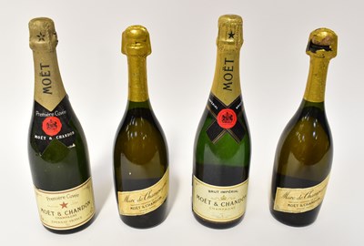 Lot 214 - Four bottles of Moët & Chandon champagne,...