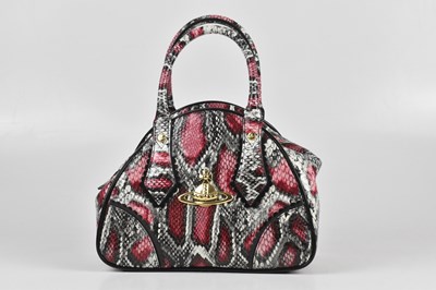 Lot 291 - VIVIENNE WESTWOOD; a black, white and deep...