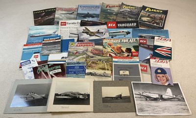 Lot 60 - A quantity of civil aviation airline ephemera,...