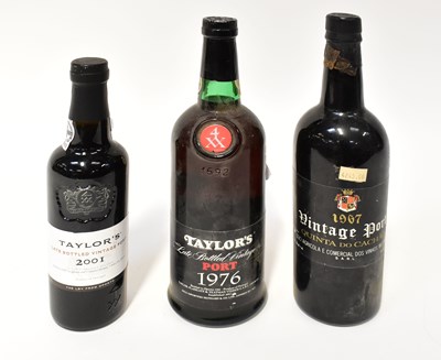 Lot 234 - Three bottles of port, comprising Taylor's...